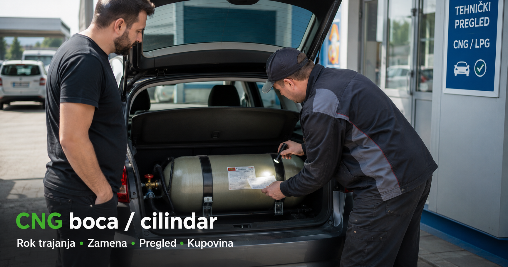 CNG bocacilindar rok trajanja, zamena, pregled i šta proveriti pre kupovine