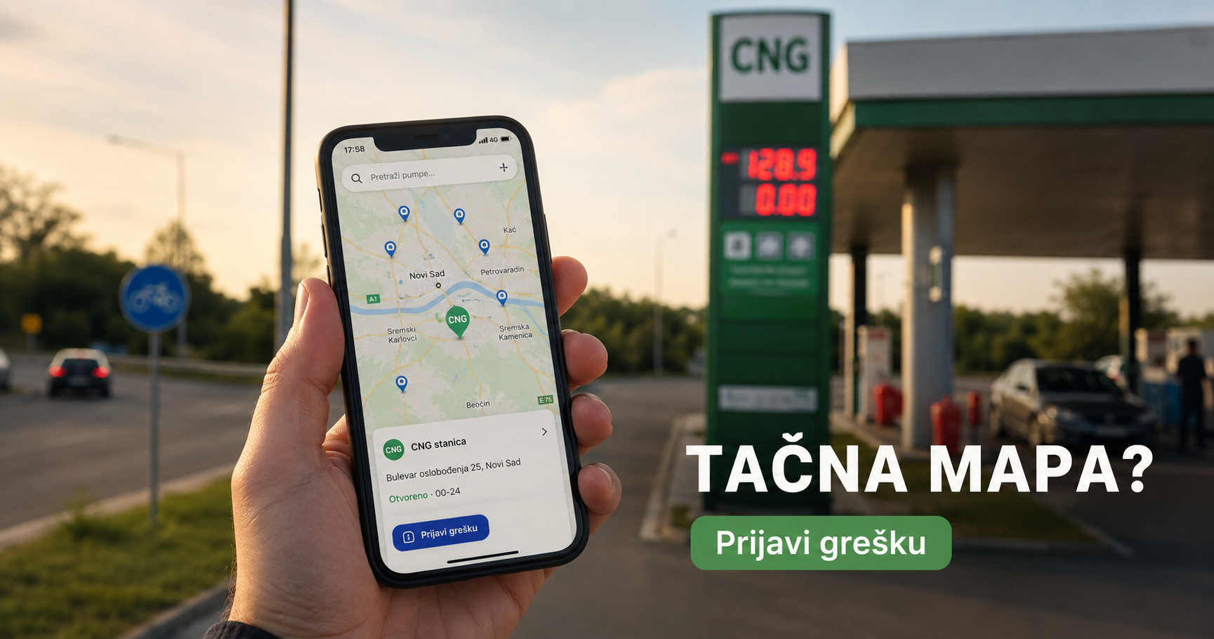 Koliko je tacna mapa pumpi kako proveravamo podatke i kako da prijavis gresku