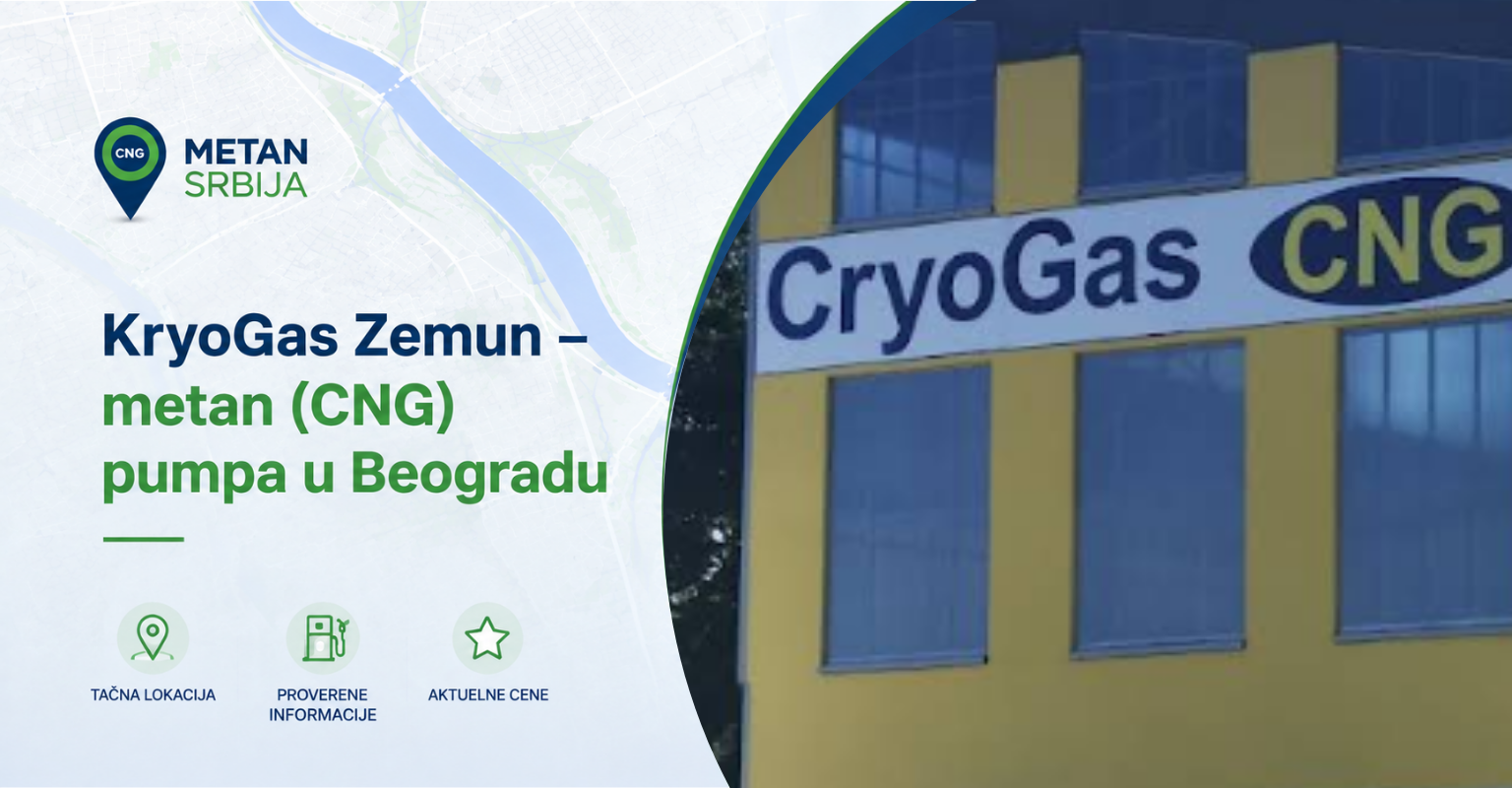 KryoGas Zemun - metan (CNG) pumpa u Beogradu